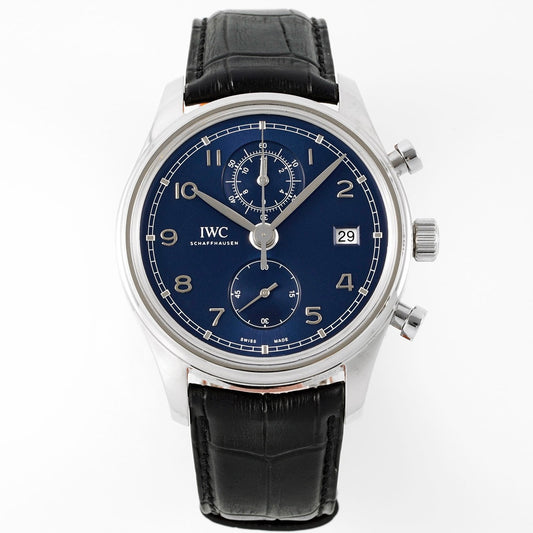 IWC Da Vinci Chronograph Watch 42mm | Modified Cal.89361 Integrated Movement Full Working Functions