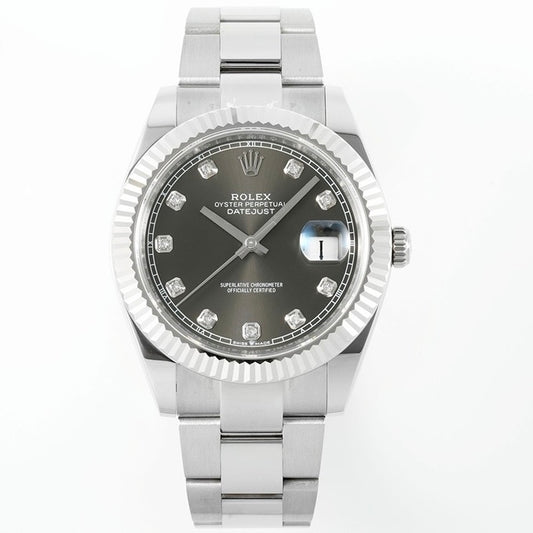 Rolex EWE Factory Datejust 41mm Men Watch, 3235 Automatic Movement, 904L Steel