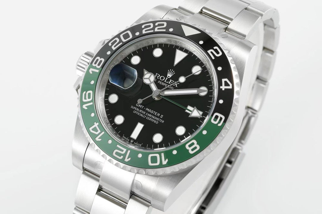 Rolex GMT Travel Watch 904L Steel Cal.3285 Movement