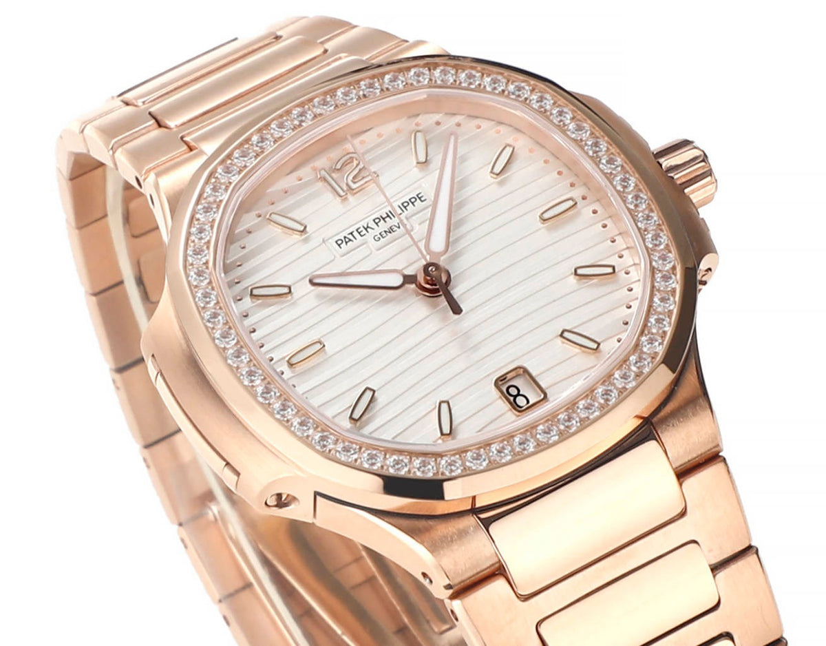 Patek Philippe Nautilus 7118 Ladies Watch 35mm | Custom Cal.324SC