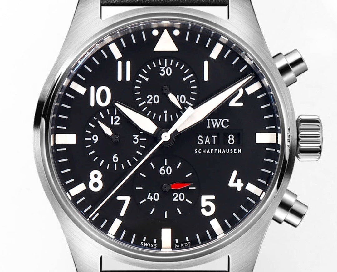 IWC Portuguese Chronograph Watch, New Men's Wristwatch for Business & Daily Wear