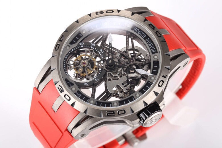 Roger Dubuis Titanium Skeleton Tourbillon Watch