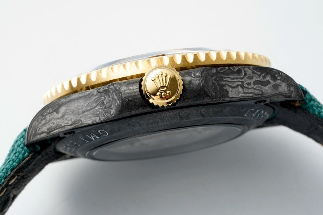 Rolex GMT-Master II Carbon Watch | Cal.3186 Automatic Movement, Forged Carbon Case