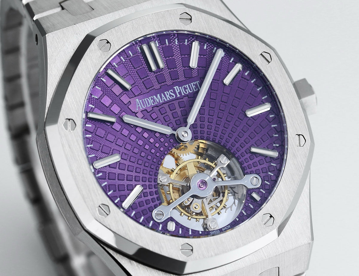 Audemars Piguet Royal Oak Tourbillon 41mm Evolutive Tapisserie Dial Automatic Watch