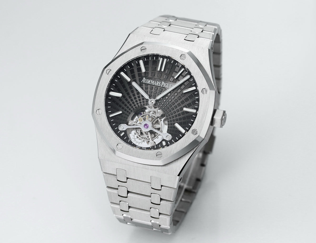 Audemars Piguet Royal Oak Tourbillon 41mm Evolutive Tapisserie Dial Automatic Watch