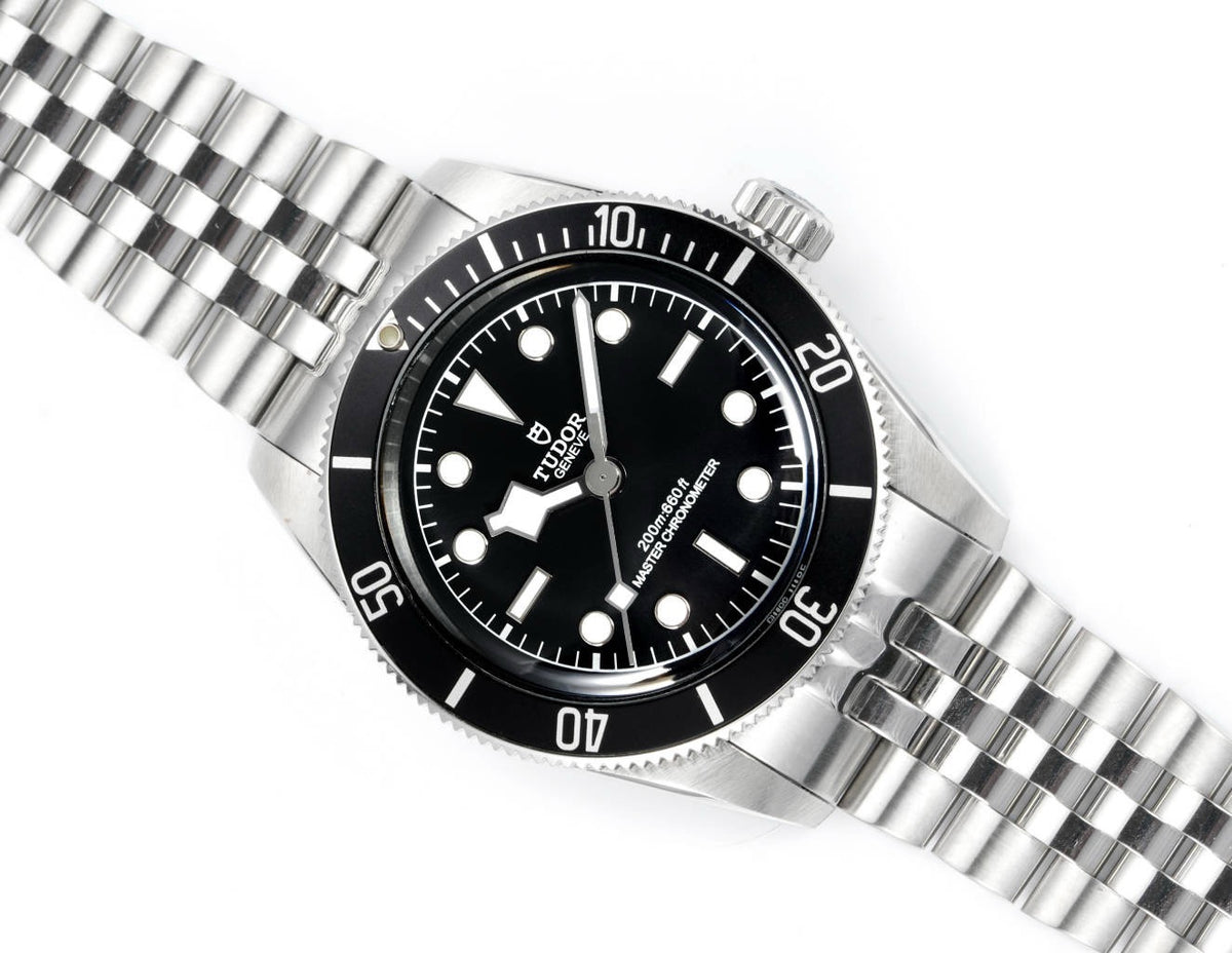 Tudor Black Bay GMT Automatic Diver Watch 41mm, Domed Sapphire Crystal, Rivet Stainless Steel Bracelet, Multiple Ceramic Bezel Color Options