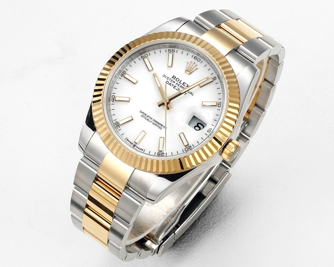 Rolex Datejust 41mm Automatic Watch 3235 Movement 72‑Hour Power Reserve Fluted Bezel