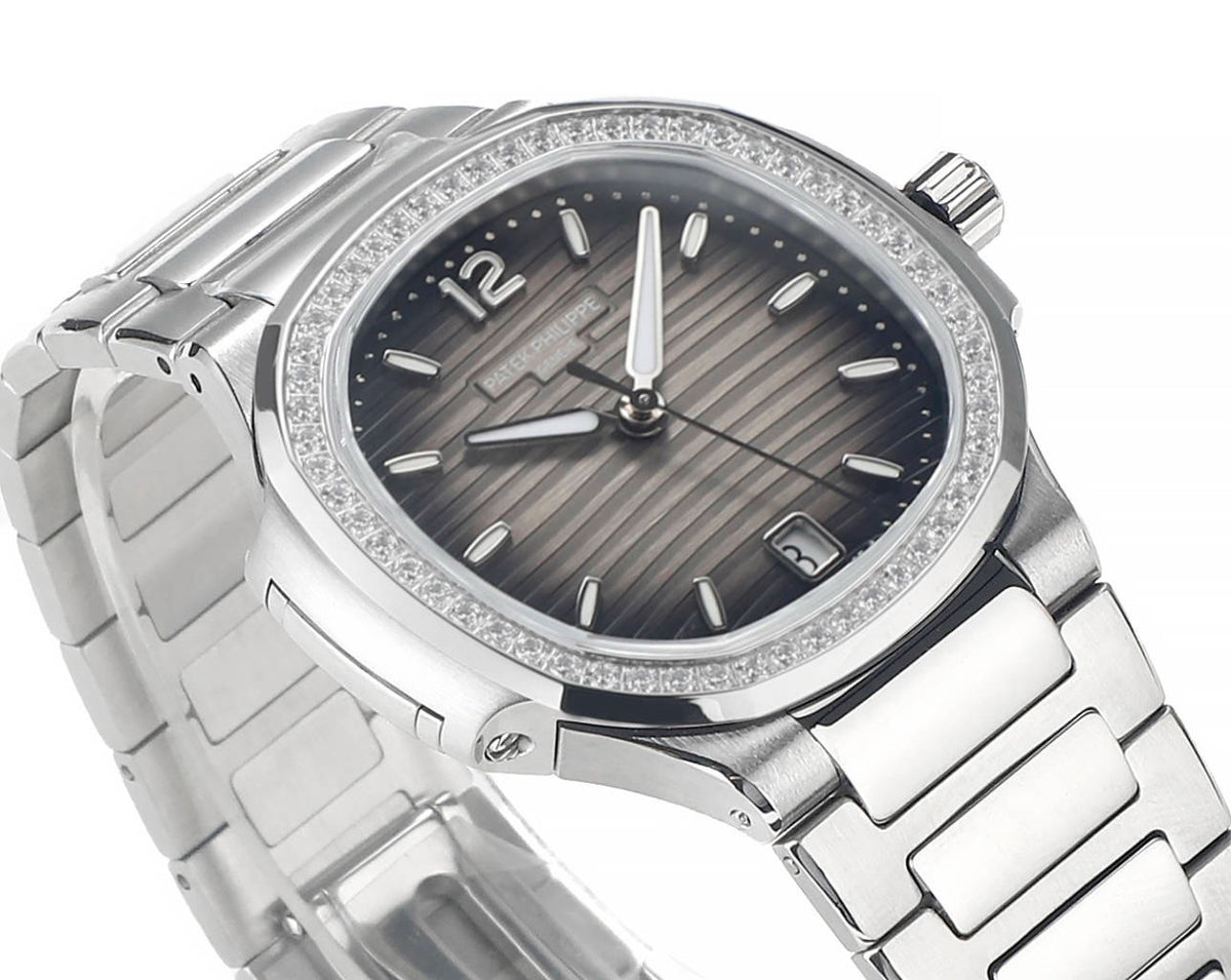 Patek Philippe Nautilus 7118 Ladies Watch 35mm| Custom Cal.324SC