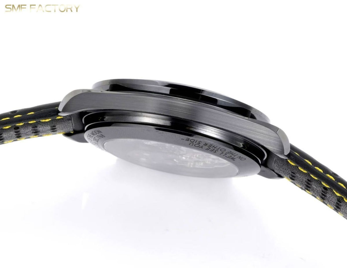 Omega Speedmaster Dark Side of the Moon SMF RW6 Top‑Grade Manual Chronograph Watch Genuine Ceramic Case