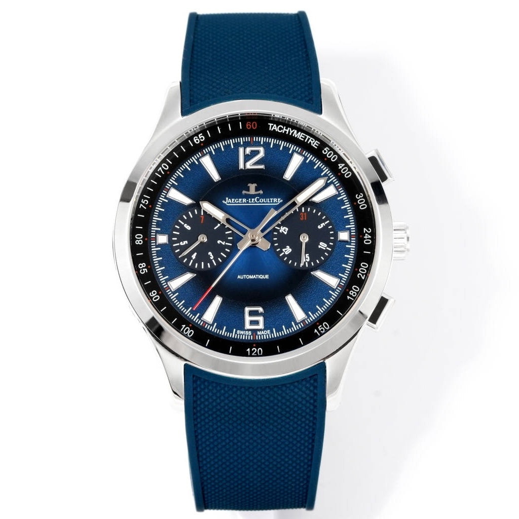 Jaeger-LeCoultre Polaris Chronograph Automatic Watch 42mm Rubber Strap