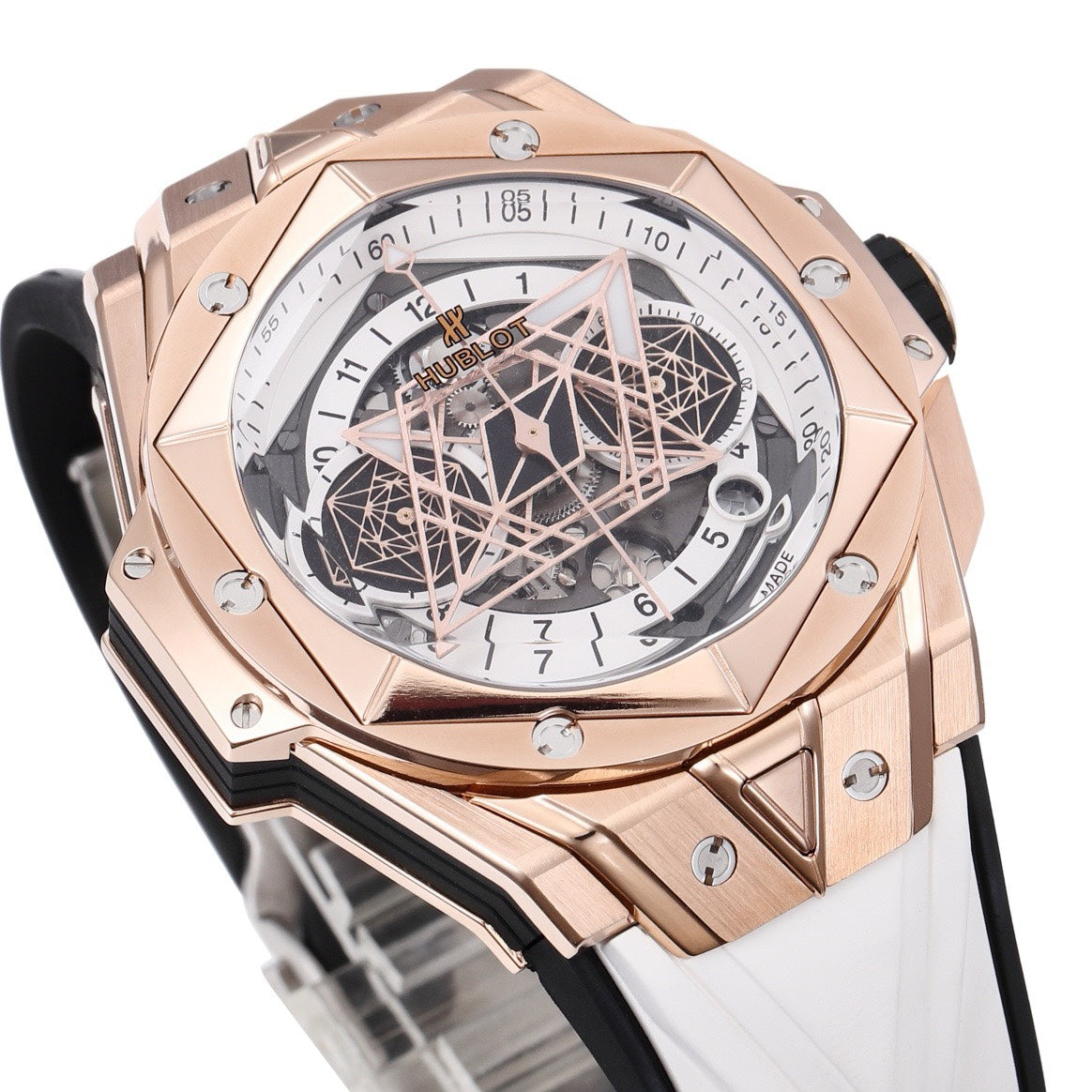 HUBLOT Big Bang Sang Bleu II Watch | BBF Super Clone Titanium Automatic Chronograph Wristwatch