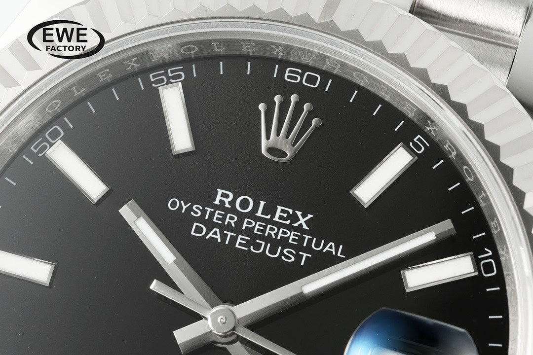 Rolex EWE Factory Datejust 41mm Men Watch, 3235 Automatic Movement, 904L Steel
