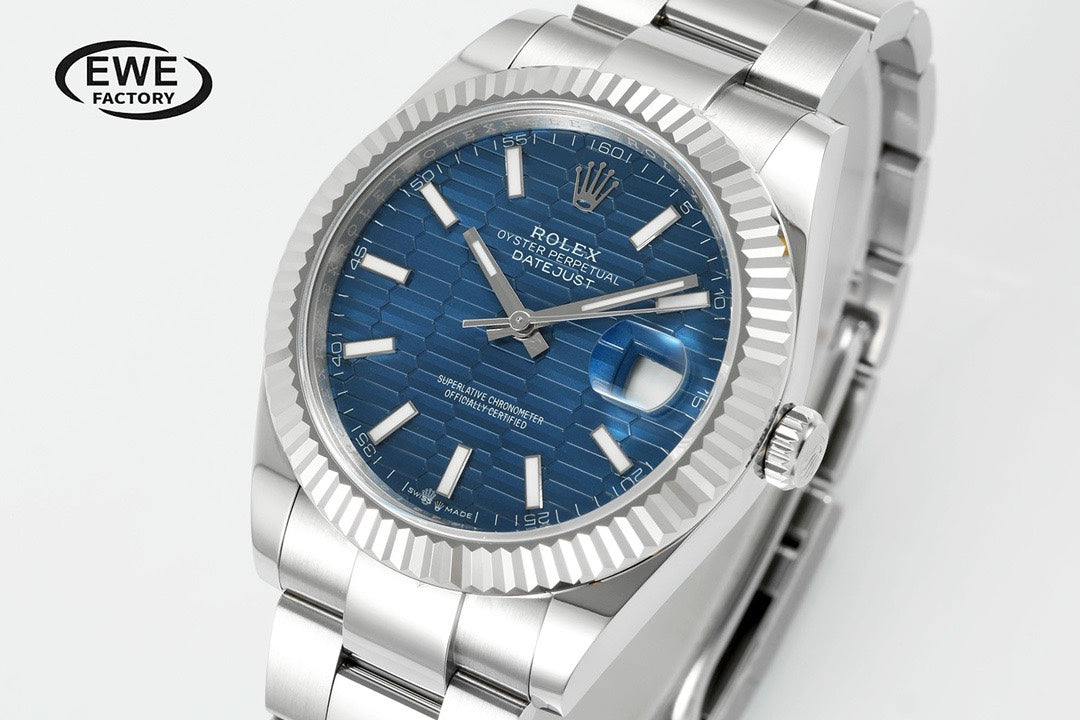Rolex EWE Factory Datejust 41mm Men Watch, 3235 Automatic Movement, 904L Steel