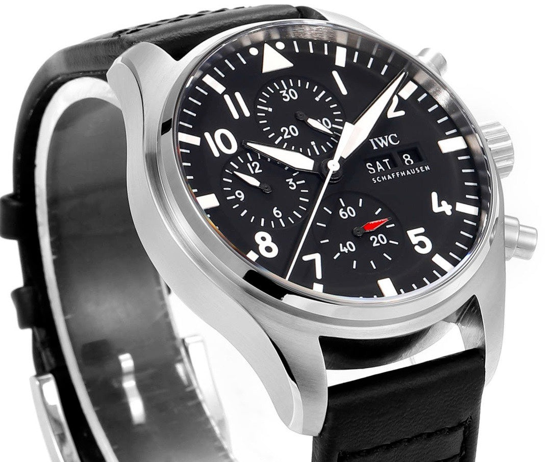 IWC Portuguese Chronograph Watch, New Men's Wristwatch for Business & Daily Wear