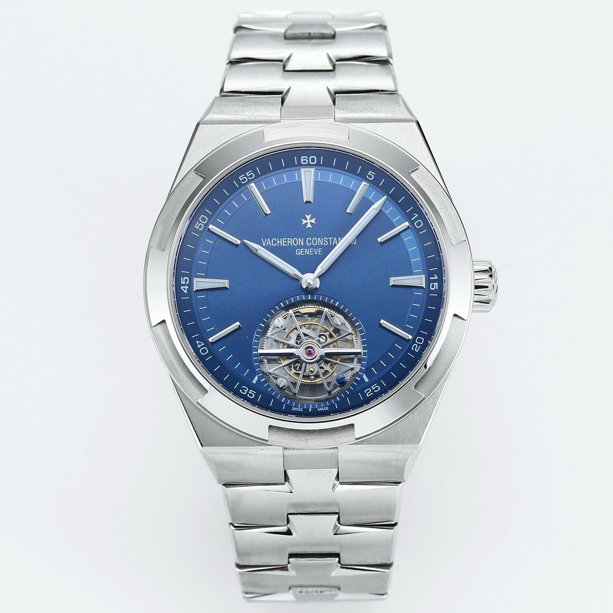 Vacheron Constantin Overseas Tourbillon 42.5mm Blue Dial Automatic Watch