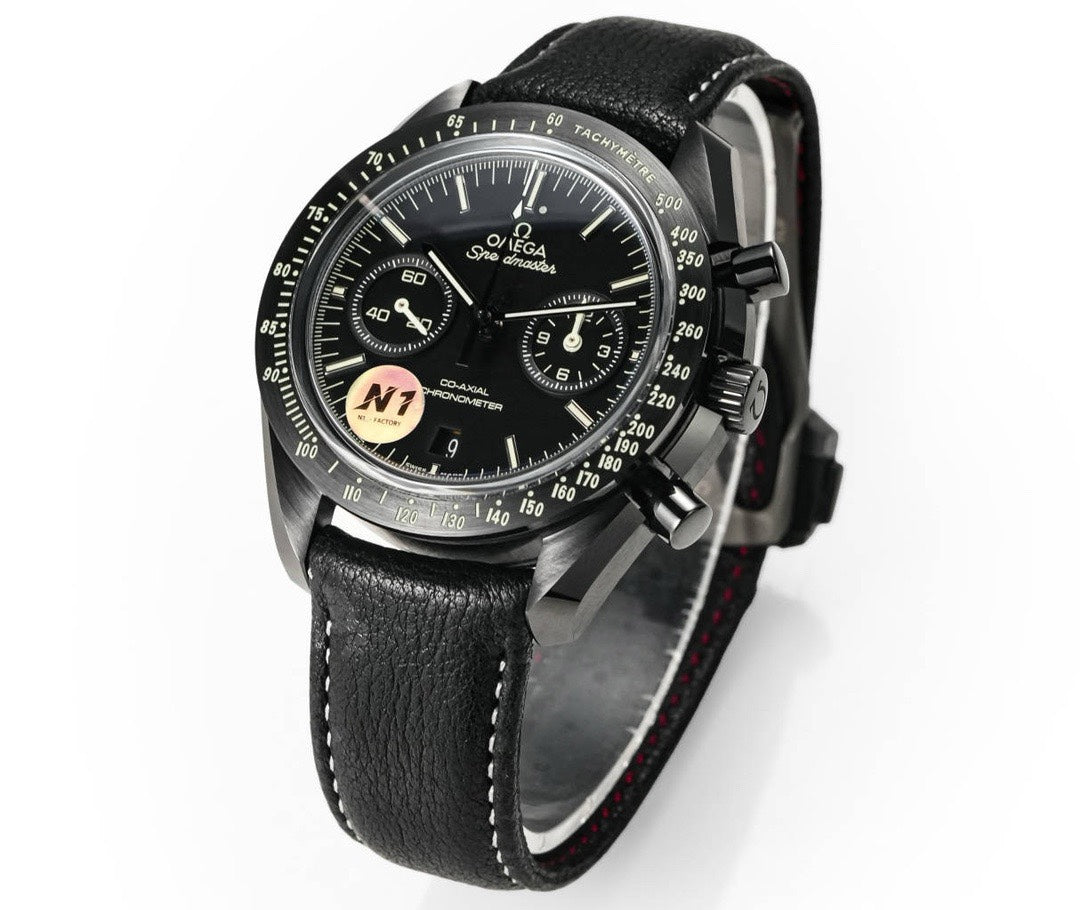 Omega Speedmaster Dark Side of the Moon Full Ceramic Chronograph | N1 Factory Cal.9300 Automatic Watch 44.25mm