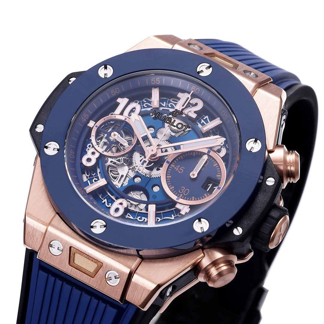 Hublot Big Bang Automatic Chronograph Watch 42mm Titanium Rubber Strap