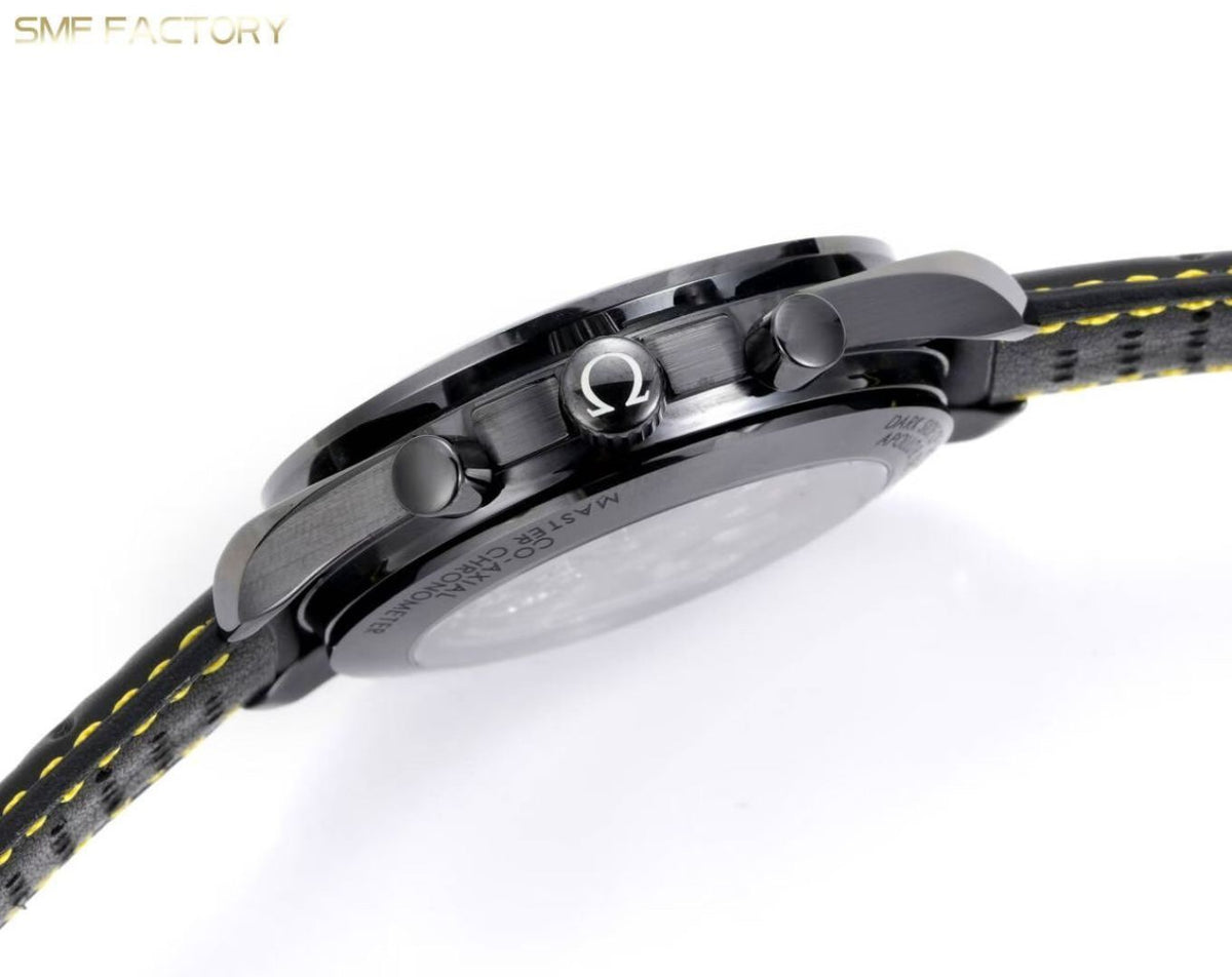 Omega Speedmaster Dark Side of the Moon SMF RW6 Top‑Grade Manual Chronograph Watch Genuine Ceramic Case