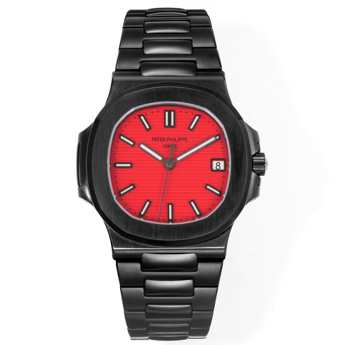 Patek Philippe Nautilus 5711 Black Warrior Limited Color Dial Watch, GR Factory, 40mm, Custom Modified 324 Movement