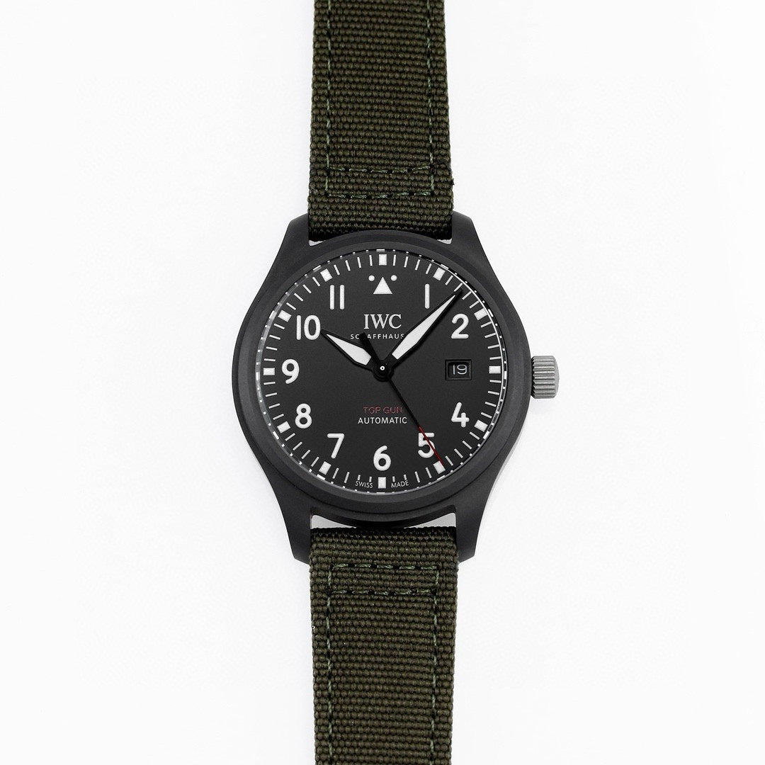 IWC Pilot’s Watch Automatic 41 Black Aces | XR Factory Full Ceramic Luminous Dial Watch