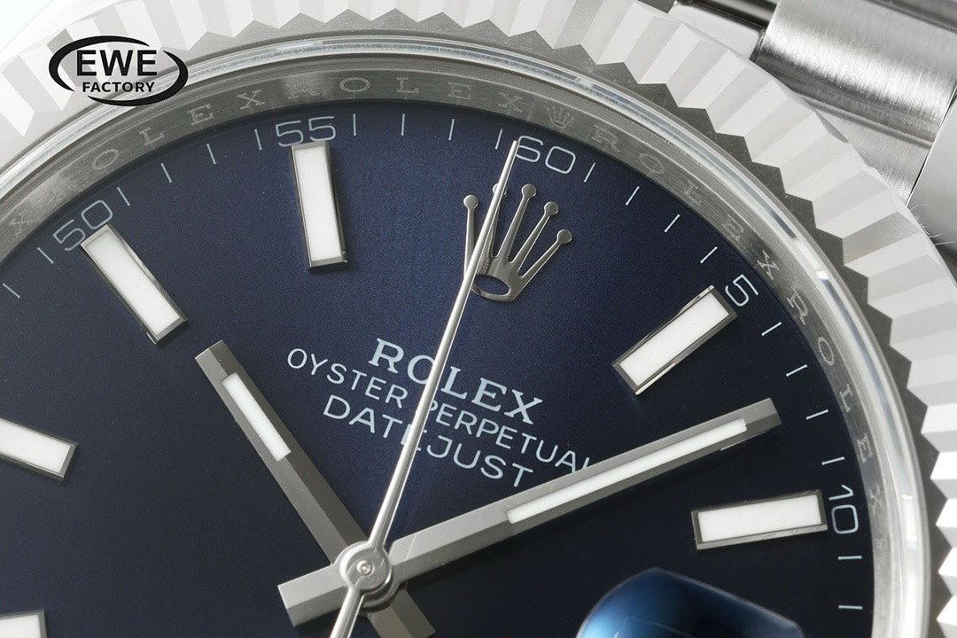 Rolex EWE Factory Datejust 41mm Men Watch, 3235 Automatic Movement, 904L Steel