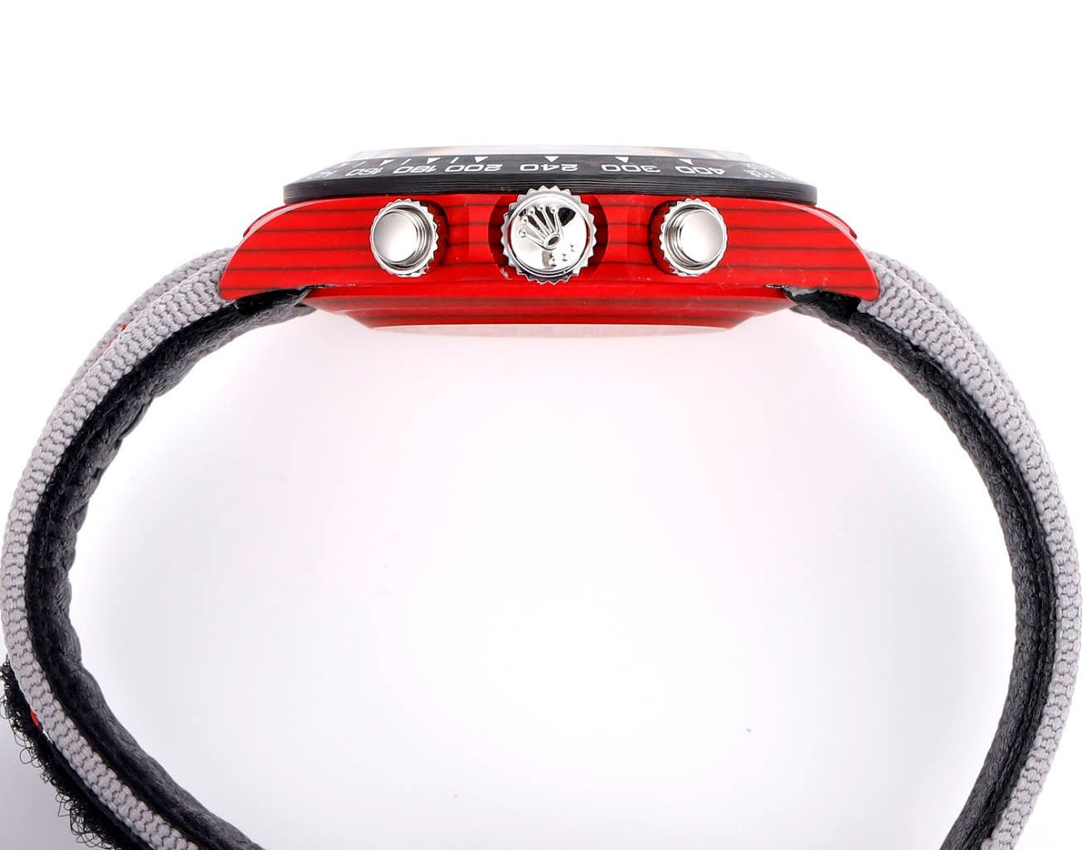 Rolex TW Factory Custom Carbon Fiber Daytona Watch 40mm 4801 Chronograph Movement Luminous Case & Buckle