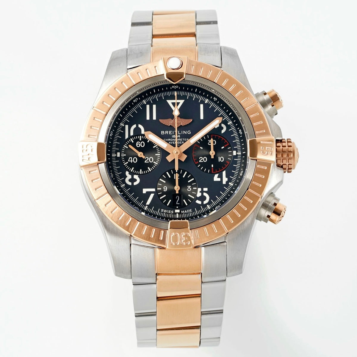 BREITLING Avenger B01 Chronograph 45mm Pilot Watch | BLS Factory Cal.B01 Modified Movement