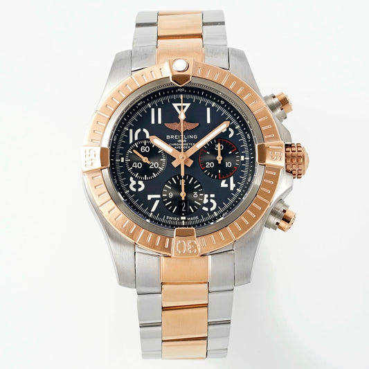 BREITLING Avenger B01 Chronograph 45mm Pilot Watch | BLS Factory Cal.B01 Modified Movement