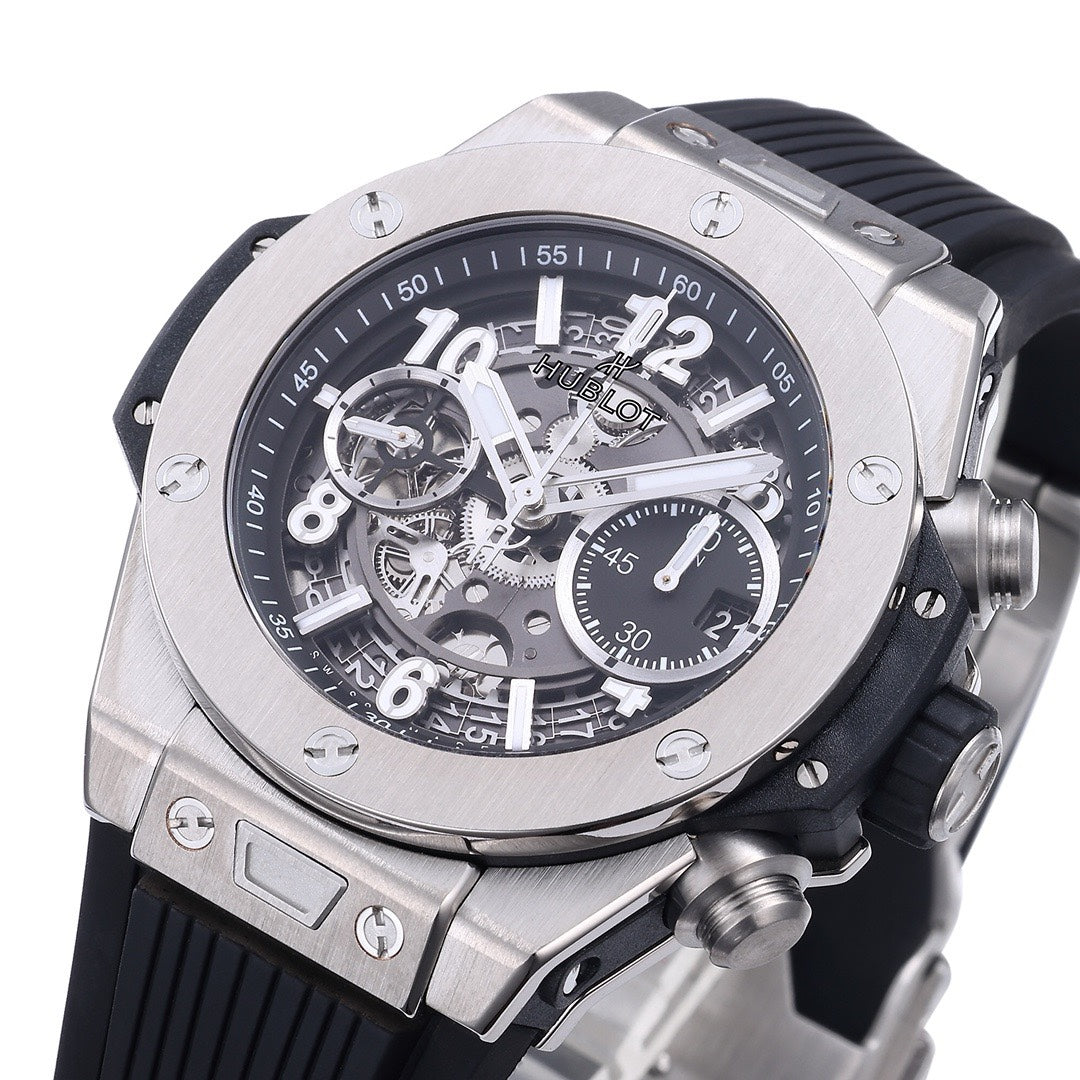 Hublot Big Bang Automatic Chronograph Watch 42mm Titanium Rubber Strap