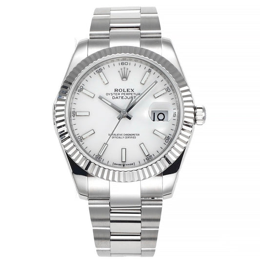 Rolex Datejust 41mm Automatic Watch 3235 Movement 72‑Hour Power Reserve Fluted Bezel