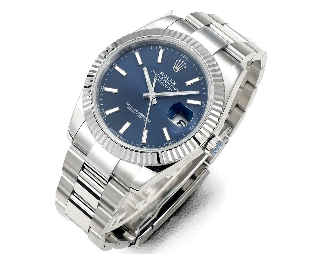 Rolex Datejust 41mm Automatic Watch 3235 Movement 72‑Hour Power Reserve Fluted Bezel