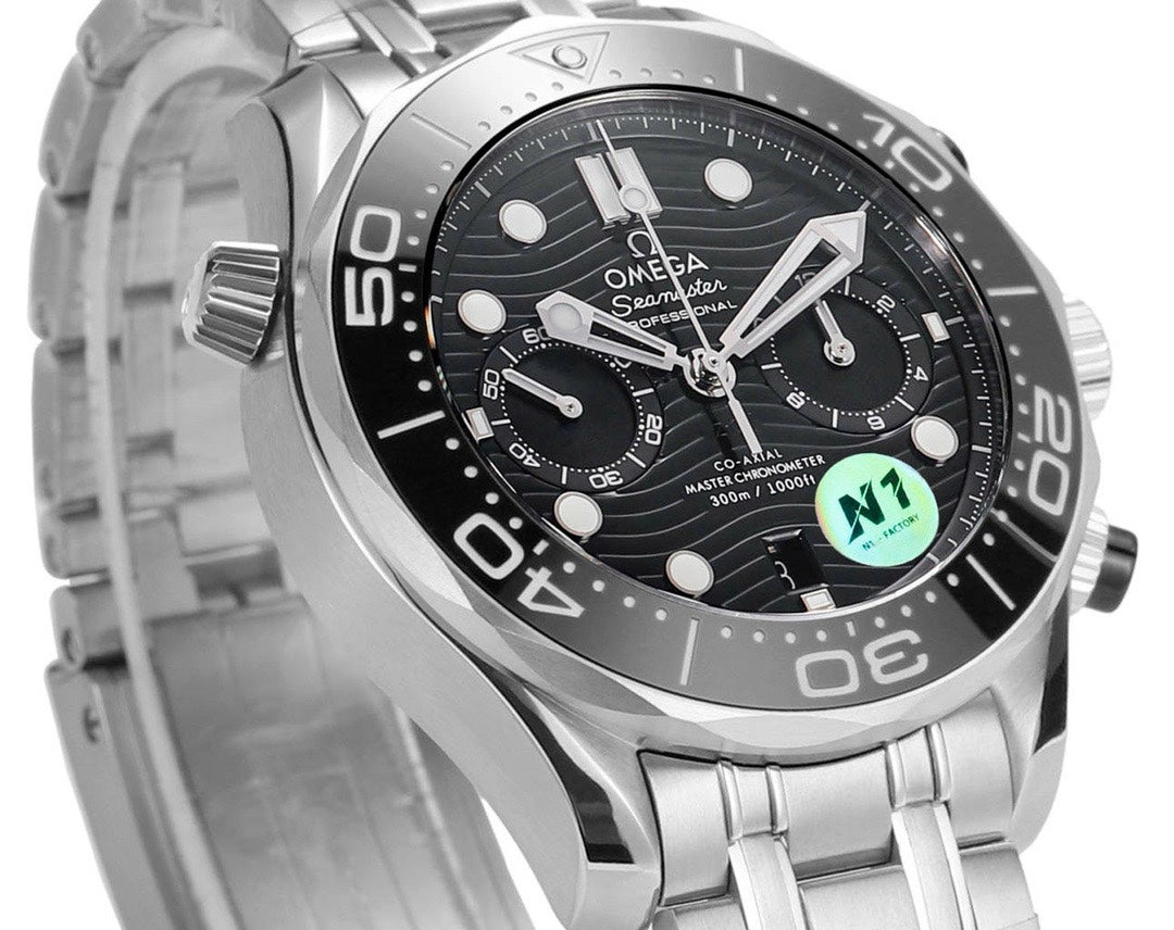 OMEGA Seamaster 300 Chronograph 44mm Dive Watch Cal.9900 Full Function Ceramic Bezel