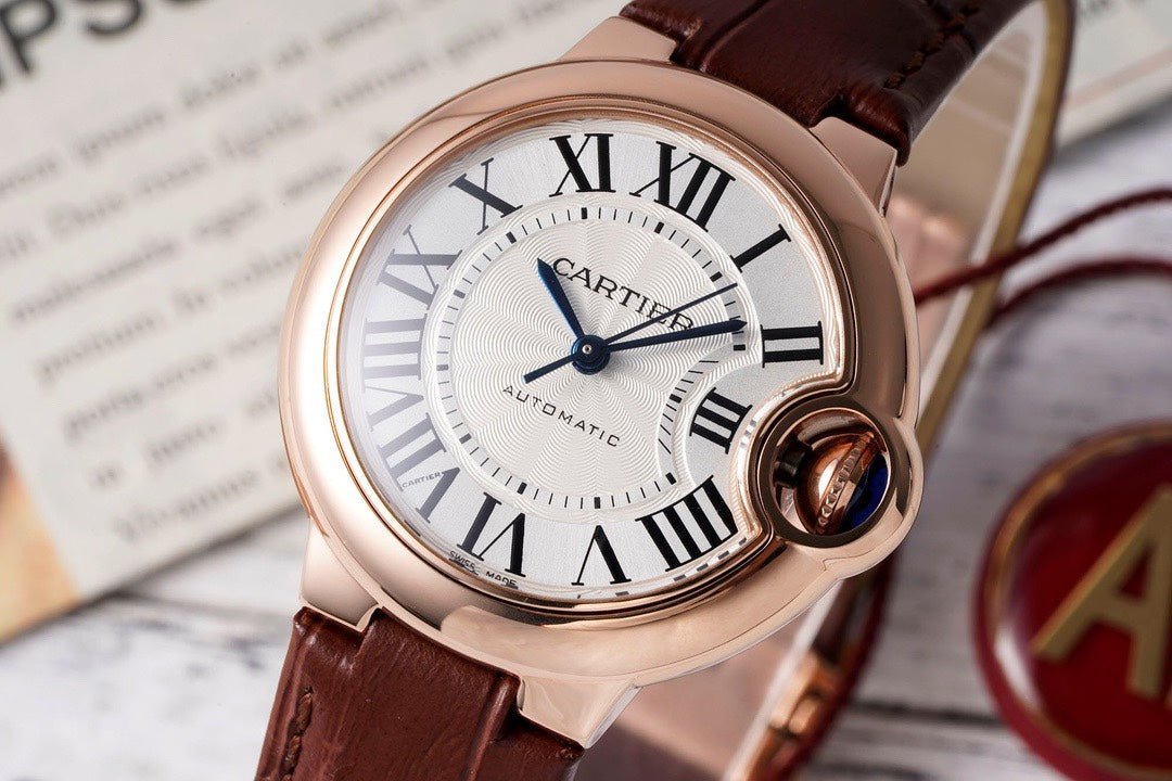 Cartier Ballon Bleu AF Upgraded 33mm Women Automatic Wristwatch