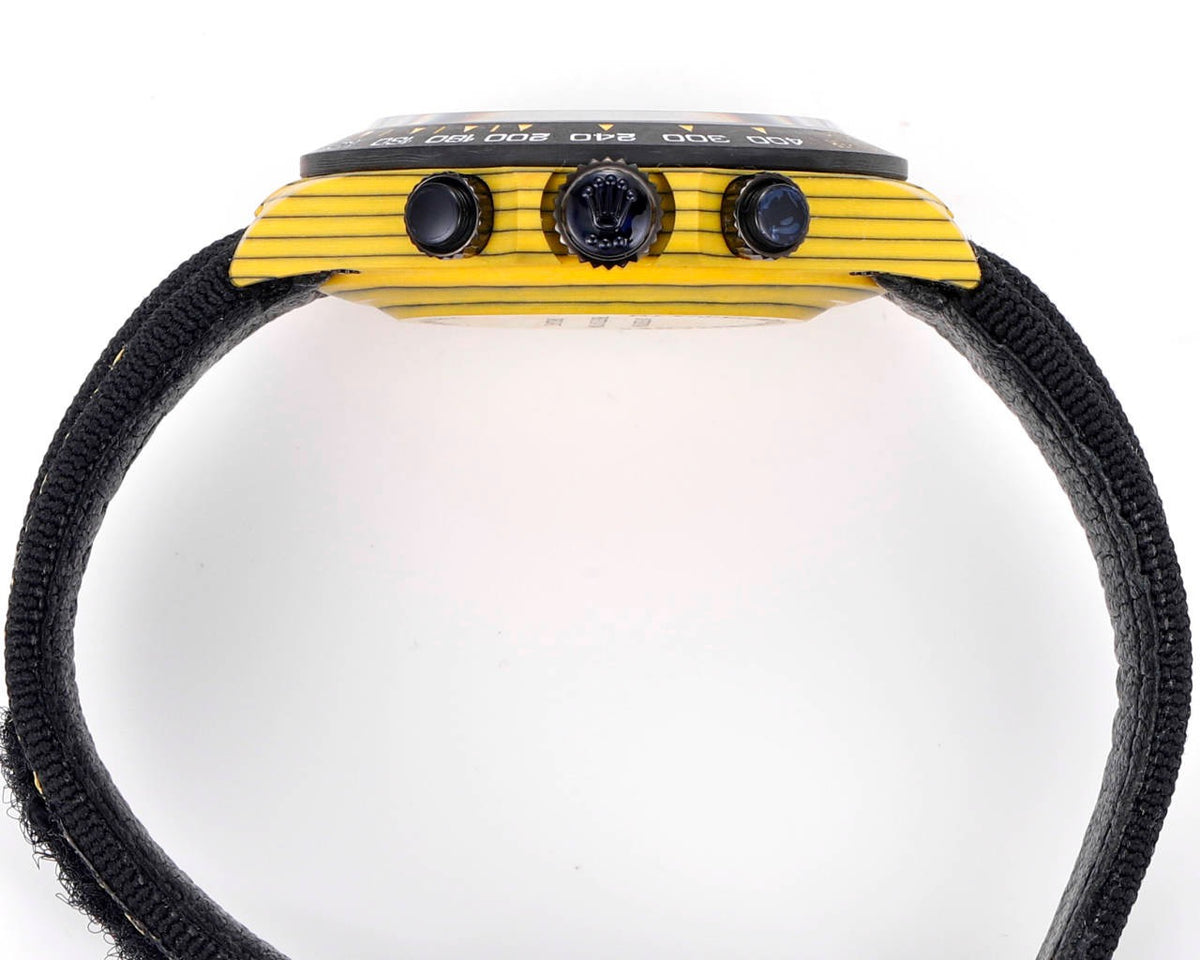 Rolex TW Factory Custom Carbon Fiber Daytona Watch 40mm 4801 Chronograph Movement Luminous Case & Buckle