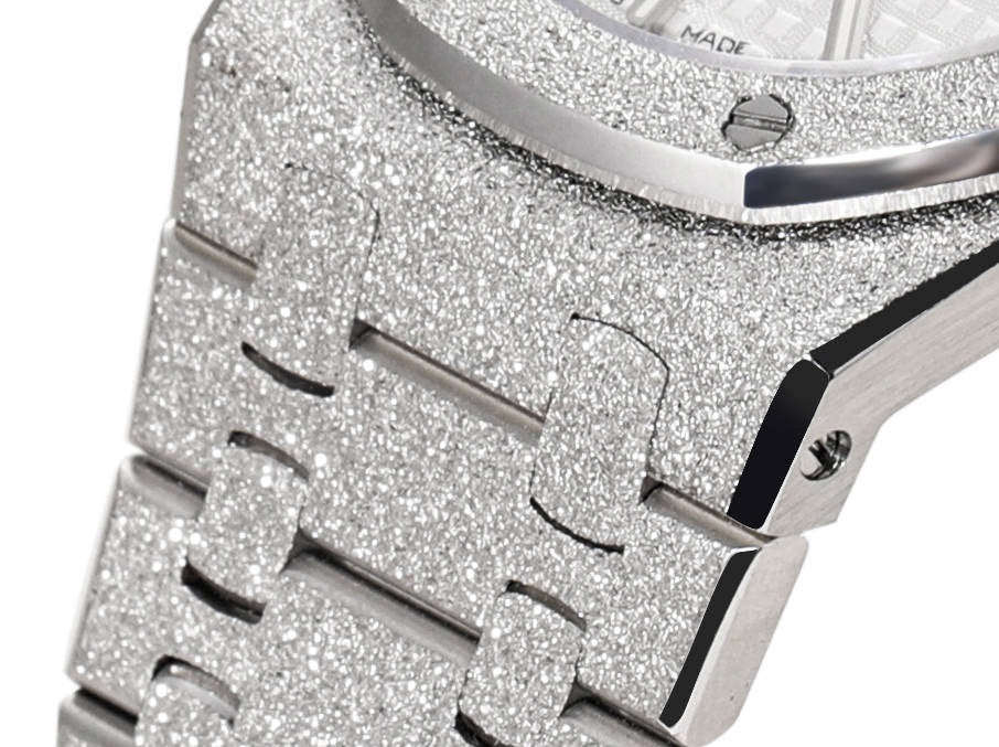 Audemars Piguet Royal Oak 33mm Frosted Gold Quartz Ladies Watch