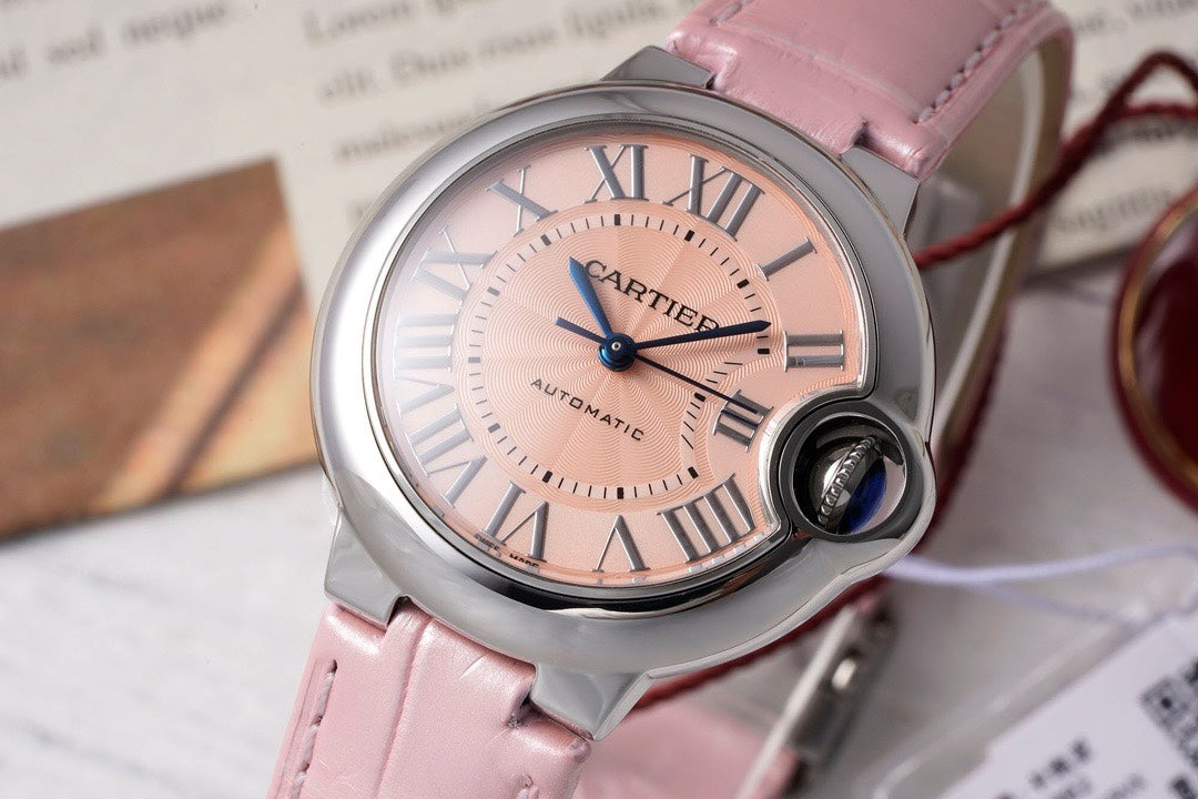 Cartier Ballon Bleu AF Upgraded 33mm Women Automatic Wristwatch