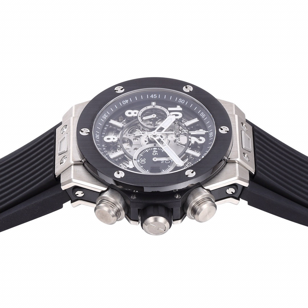 Hublot Big Bang Automatic Chronograph Watch 42mm Titanium Rubber Strap