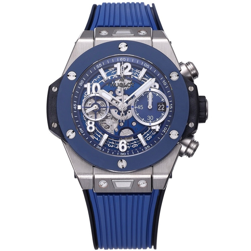 Hublot Big Bang Automatic Chronograph Watch 42mm Titanium Rubber Strap