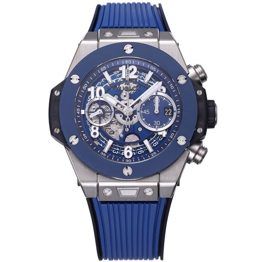 Hublot Big Bang Automatic Chronograph Watch 42mm Titanium Rubber Strap