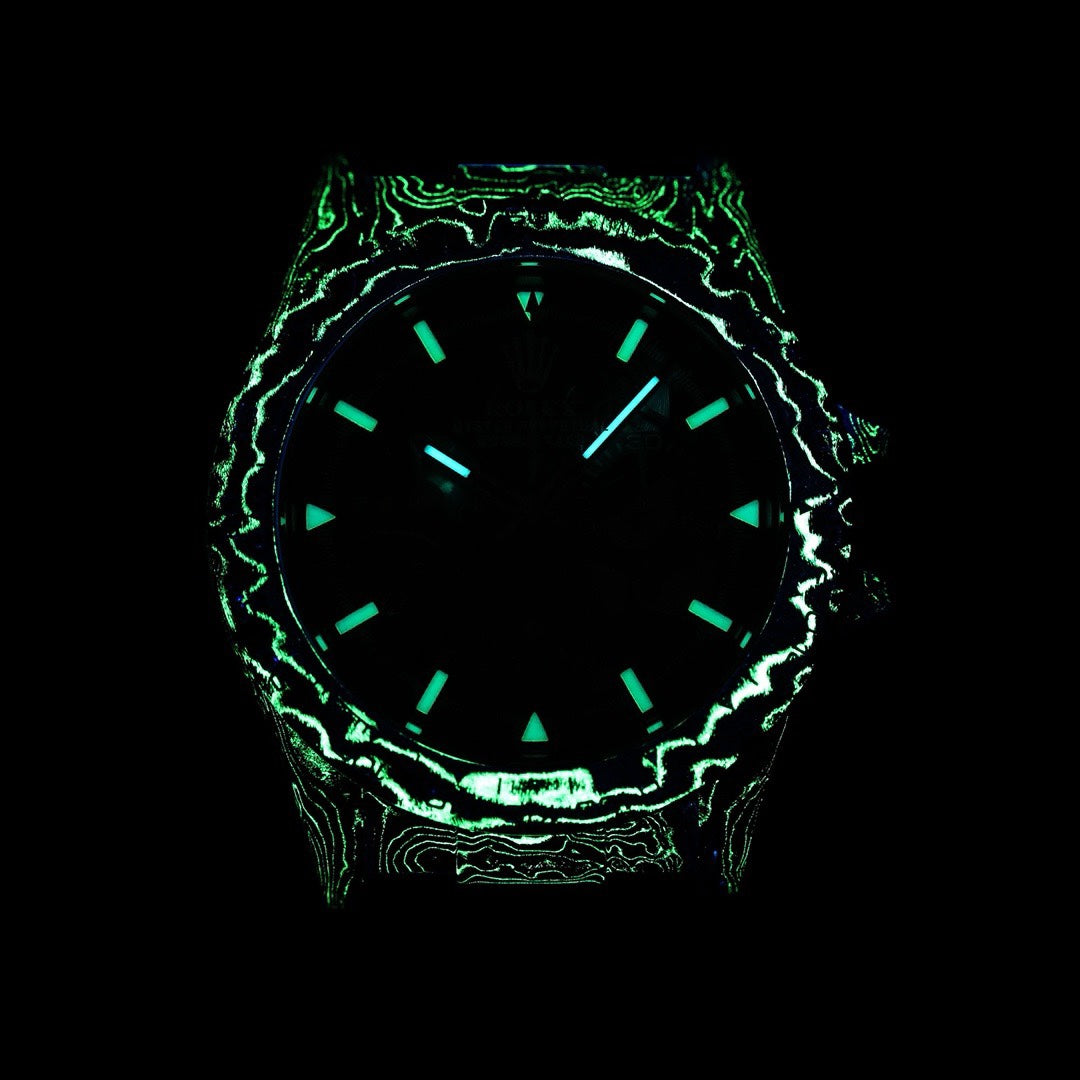 Rolex Diw Carbon Skeleton Chronograph