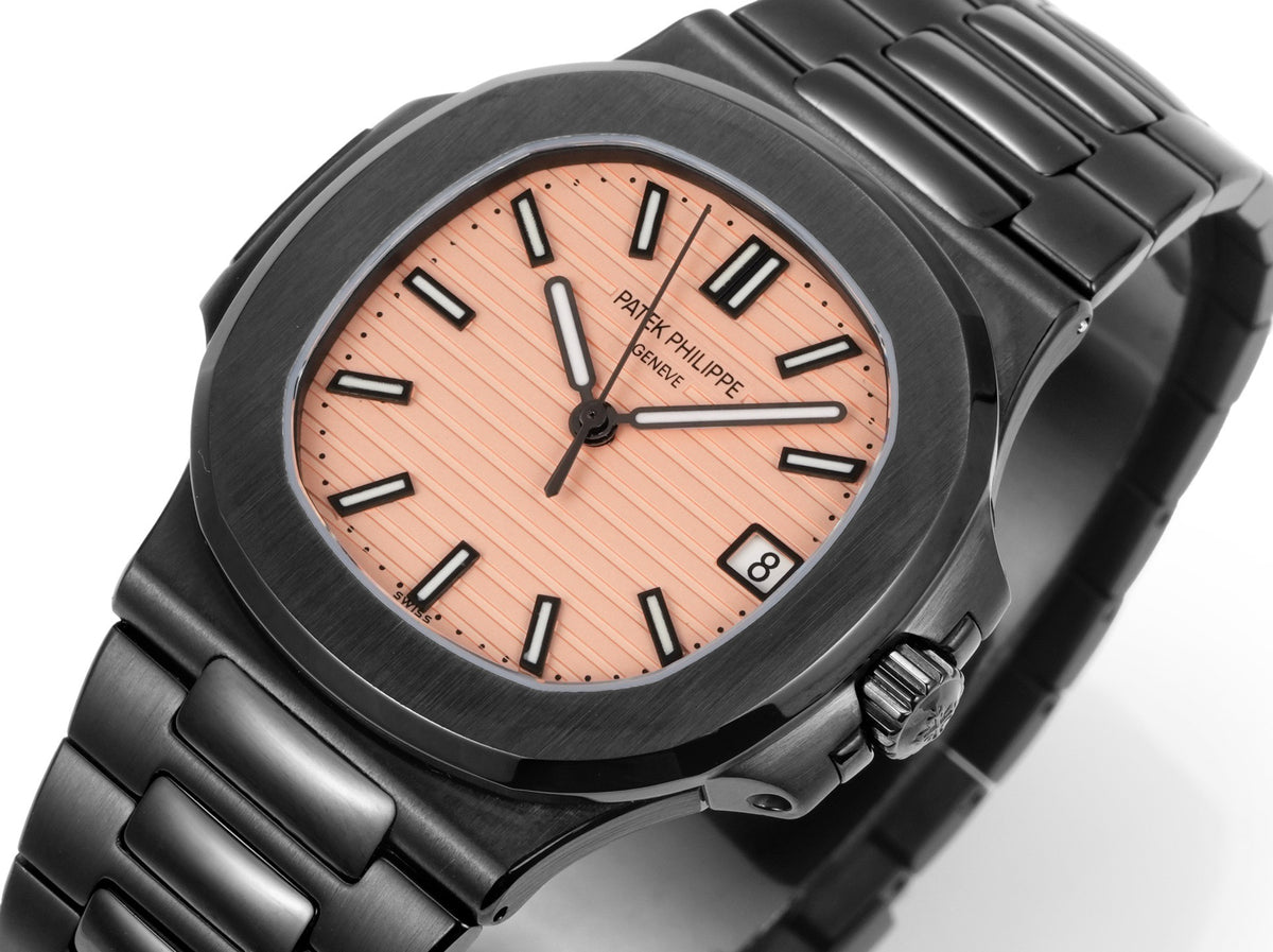 Patek Philippe Nautilus 5711 Black Warrior Limited Color Dial Watch, GR Factory, 40mm, Custom Modified 324 Movement