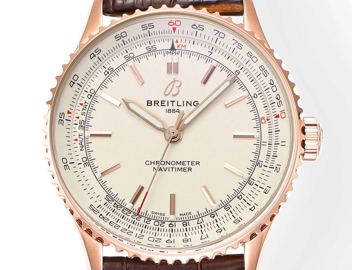 BREITLING Navitimer 1 Pilot Watch 41mm, TW Factory Seagull 2824 Automatic Leather Strap