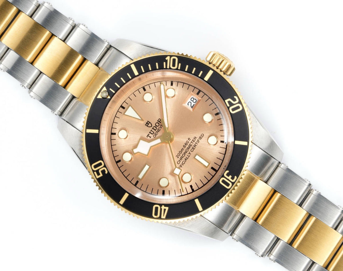 Tudor Black Bay GMT Automatic Diver Watch 41mm, Domed Sapphire Crystal, Rivet Stainless Steel Bracelet, Multiple Ceramic Bezel Color Options