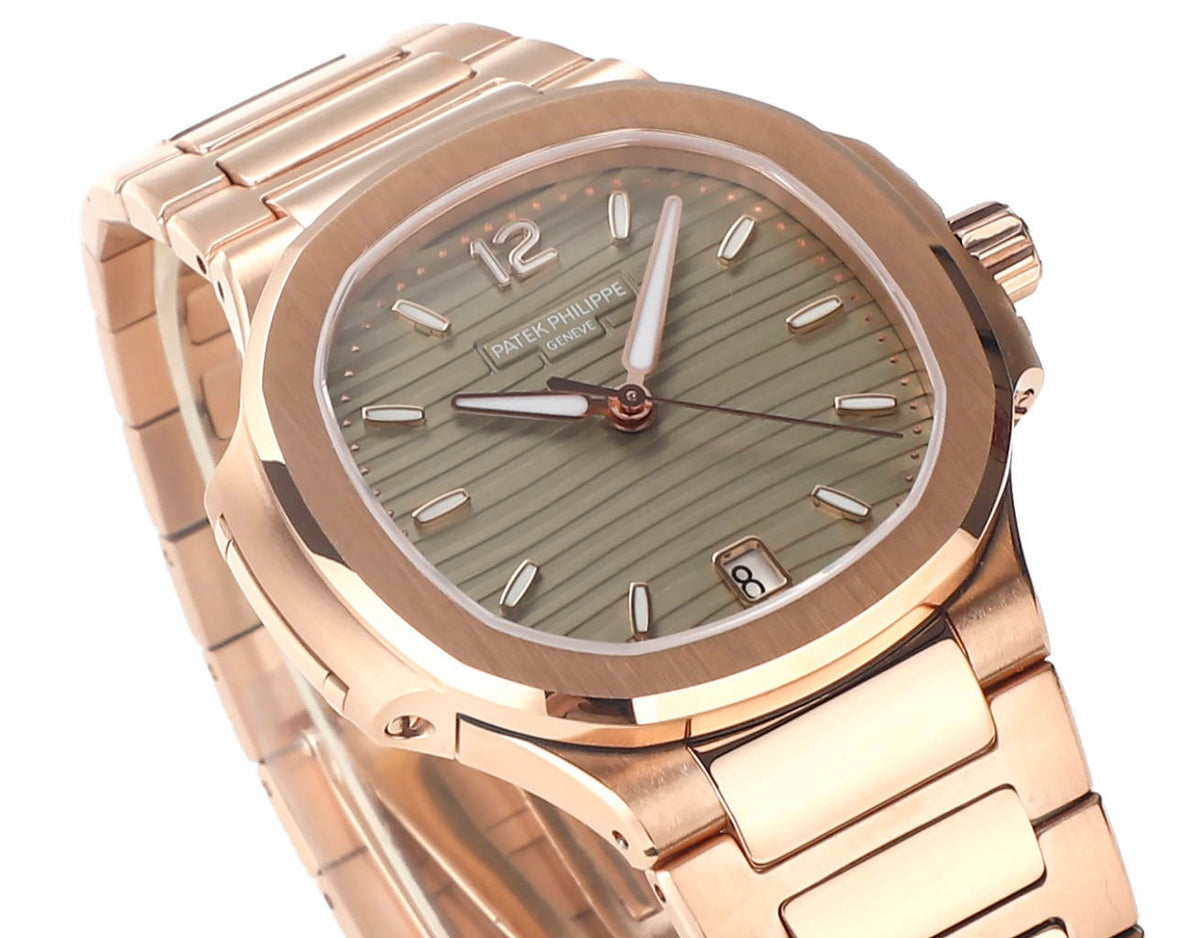 Patek Philippe Nautilus 7118 Ladies Watch 35mm| Custom Cal.324SC