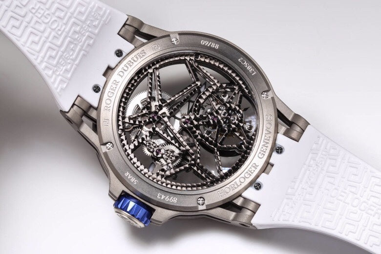 Roger Dubuis Titanium Skeleton Tourbillon Watch