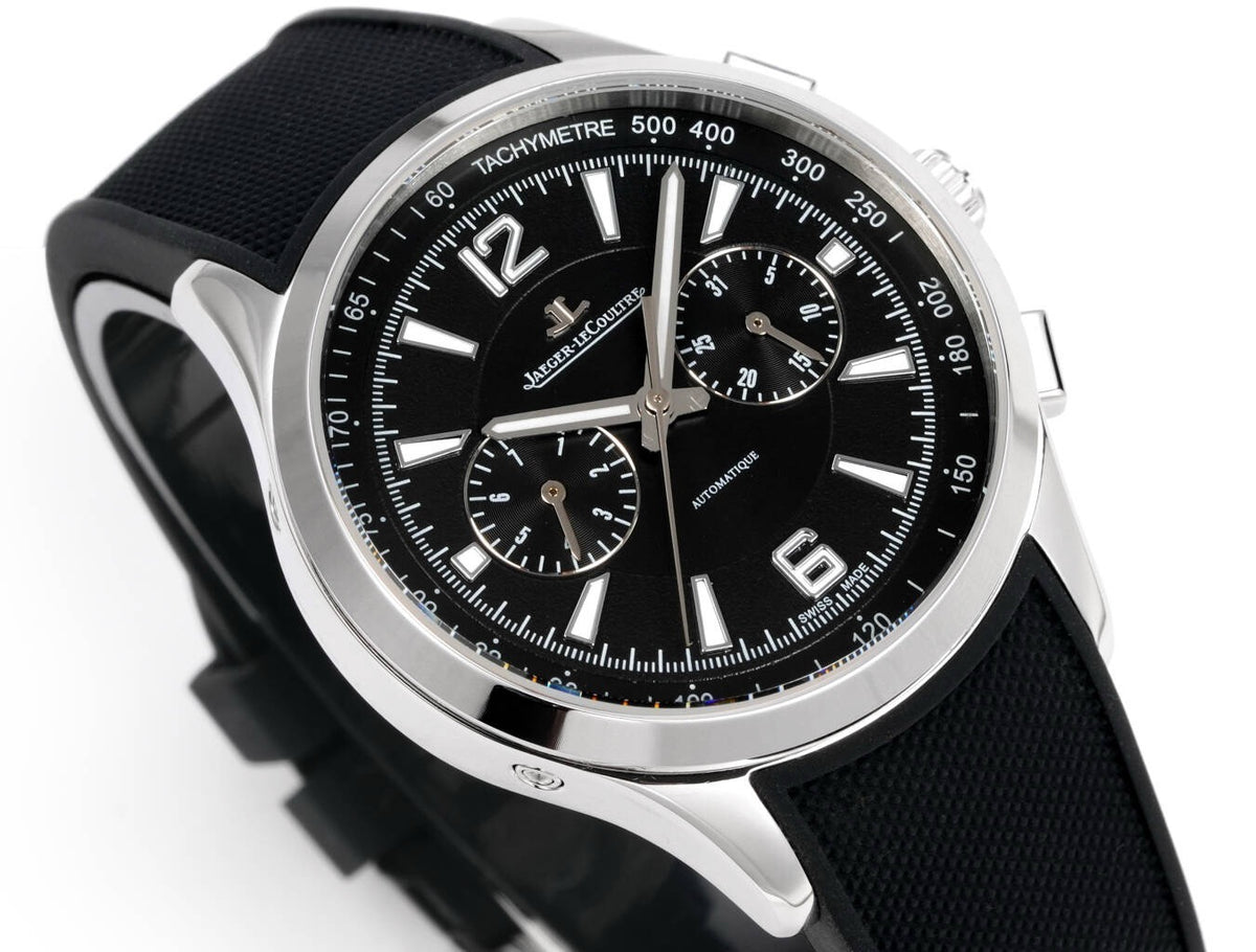 Jaeger-LeCoultre Polaris Chronograph Automatic Watch 42mm Rubber Strap