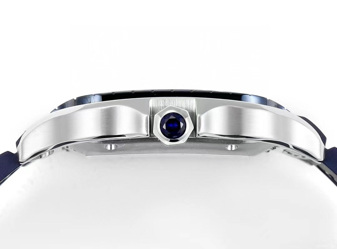 Cartier Santos Rubber Strap | THB Factory 39.8mm Automatic Watch