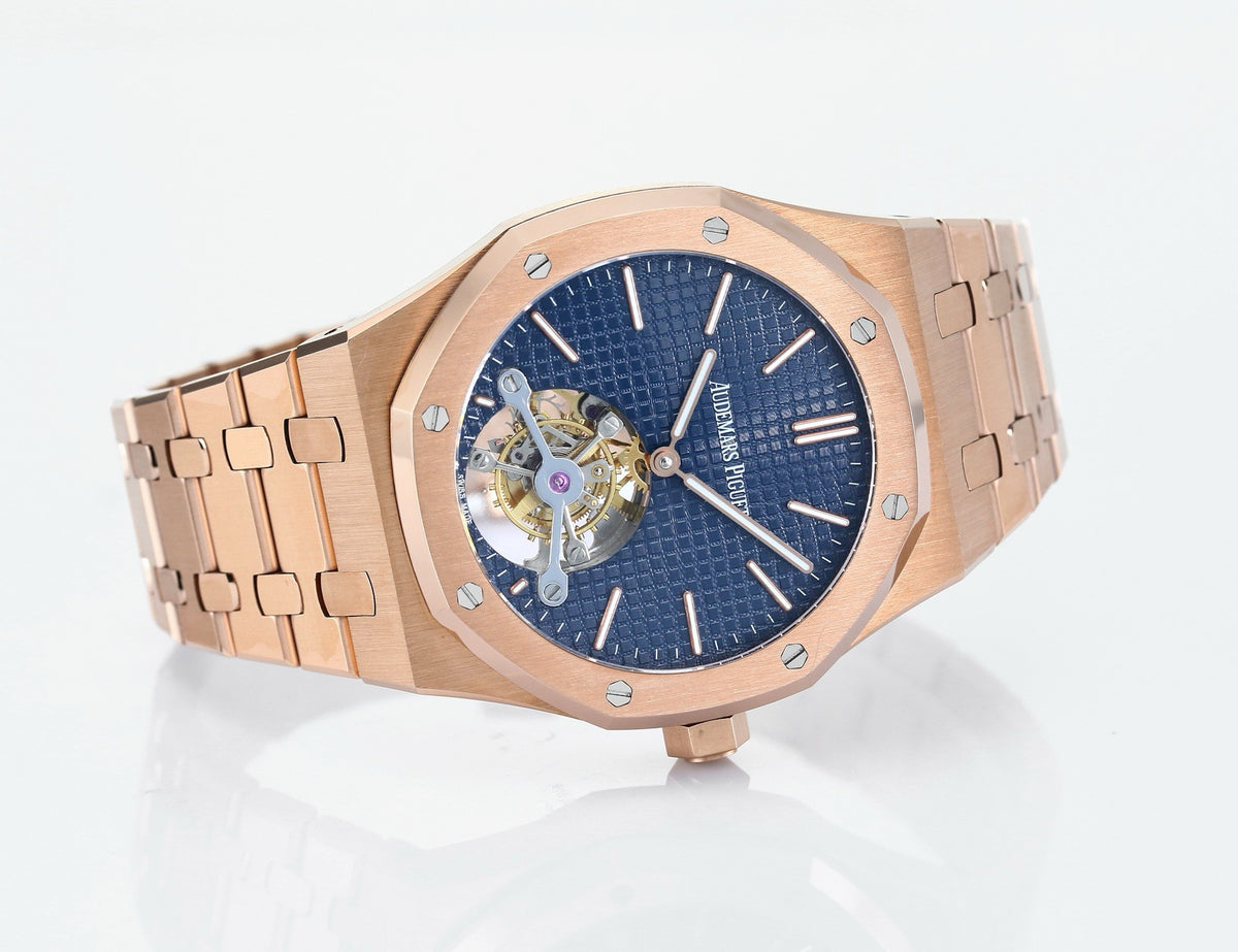 Audemars Piguet Royal Oak Tourbillon 41mm Evolutive Tapisserie Dial Automatic Watch
