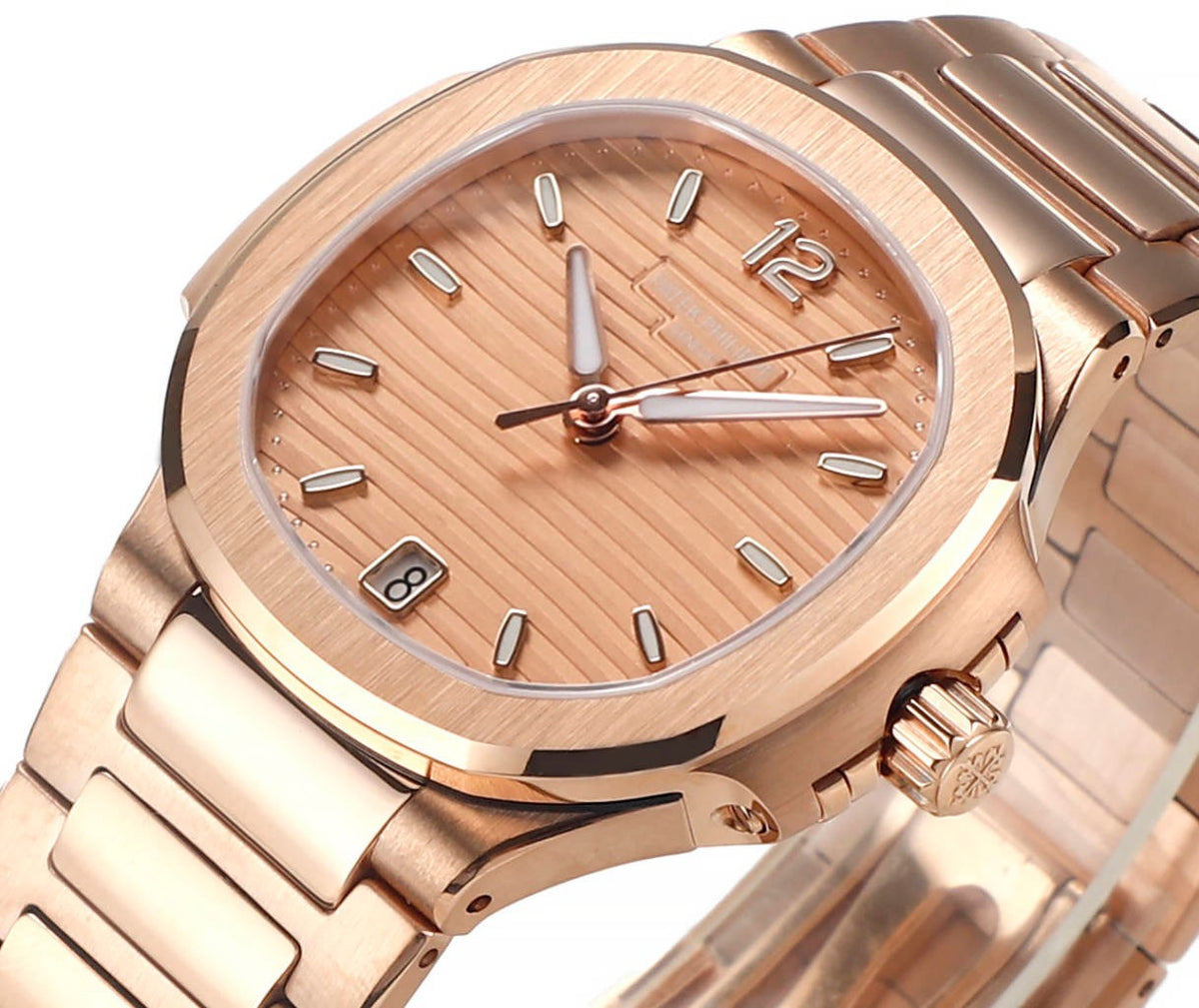 Patek Philippe Nautilus 7118 Ladies Watch 35mm | Custom Cal.324SC