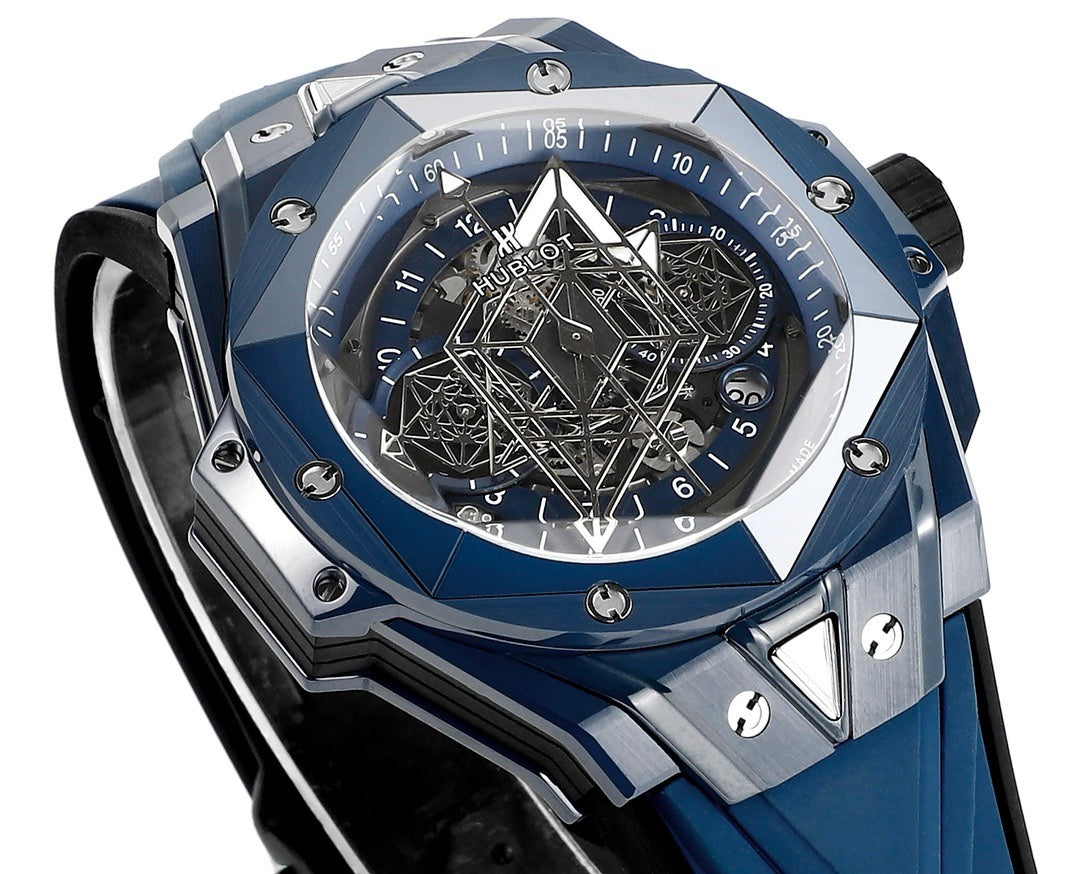 Hublot Big Bang Sang Bleu II Watch | Colored Ceramic Case, Modified HUB1240 Movement